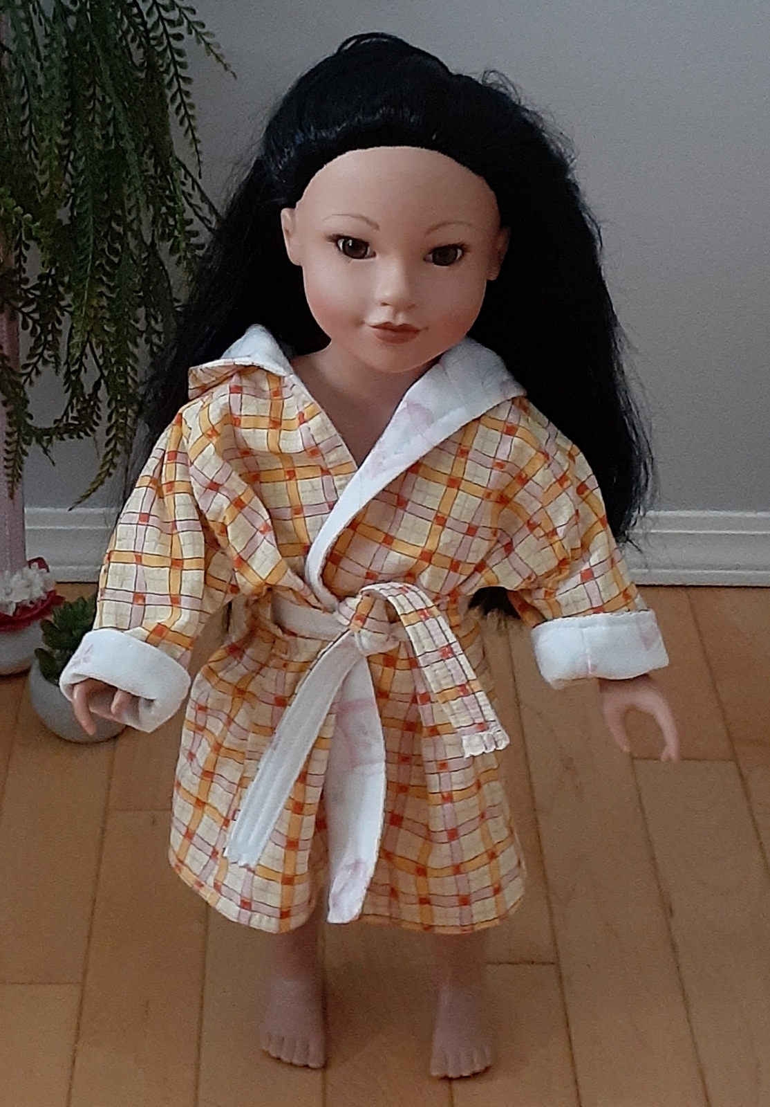 Bath Robe  - $25, reversible